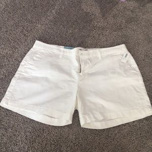 White shorts from Old navy